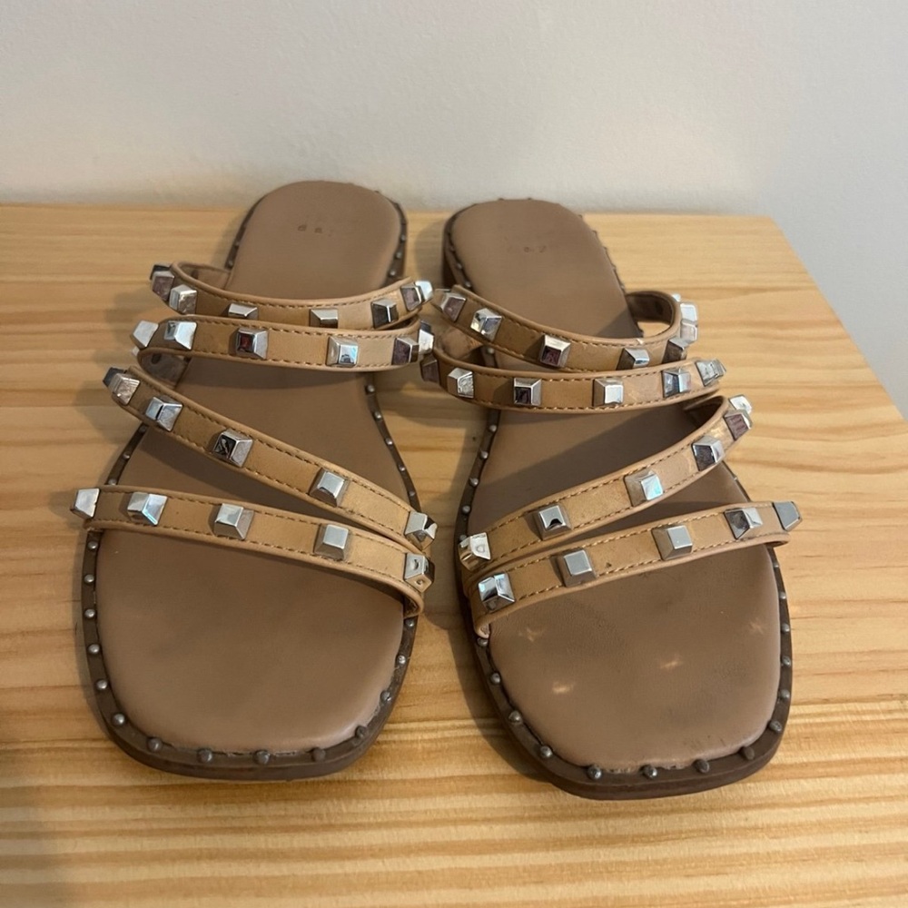 Studded Tan Sandals